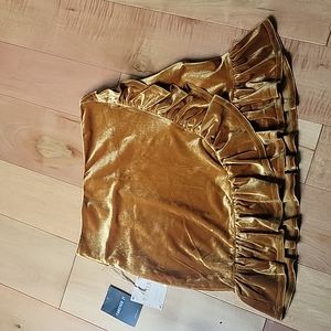 Forever 21 Gold Skirt Sz S